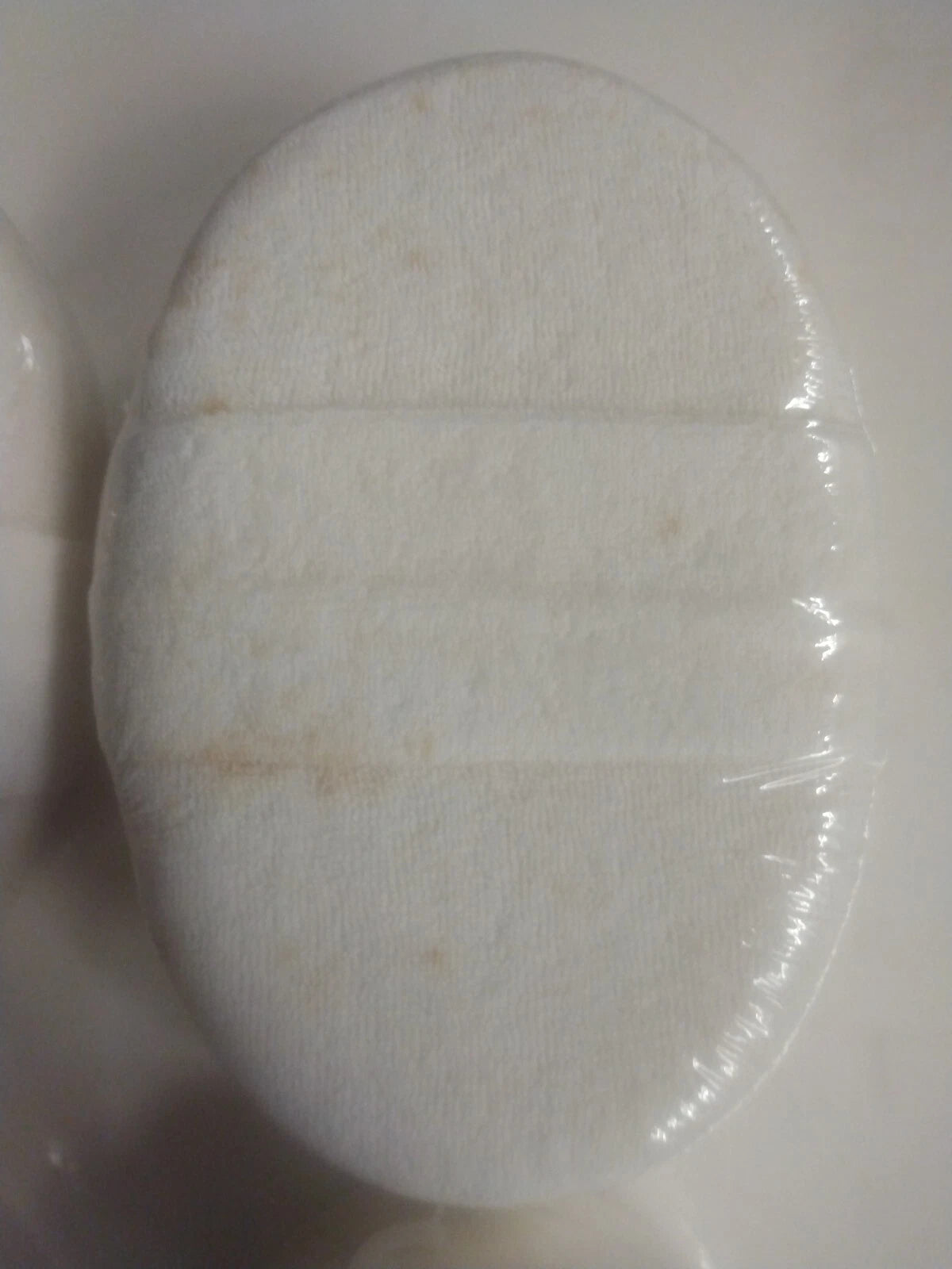 (4) Natural Loofah  Pad Body Sponges Skin  Scrubbers with BROWN SPOTS other USES