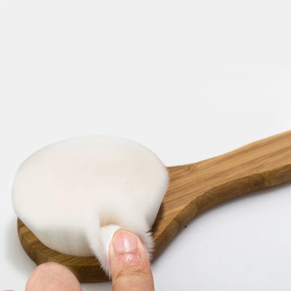 1pc Microfiber Bath Brush Long Handle Bath Scrubber Body Massage Brush Shower