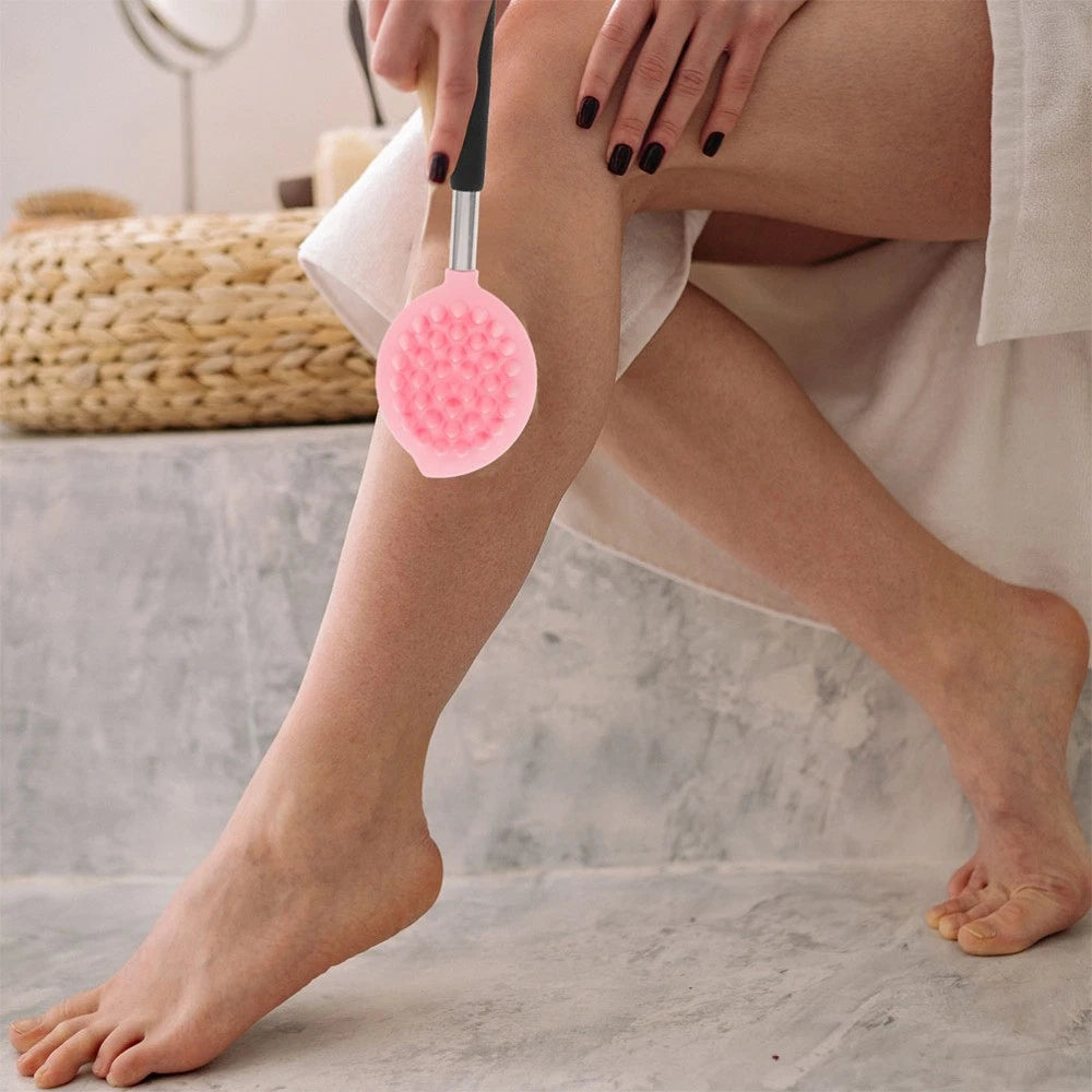 2 Pcs Bath Brush Child Body Bathing Tool Back Scrubber for Shower