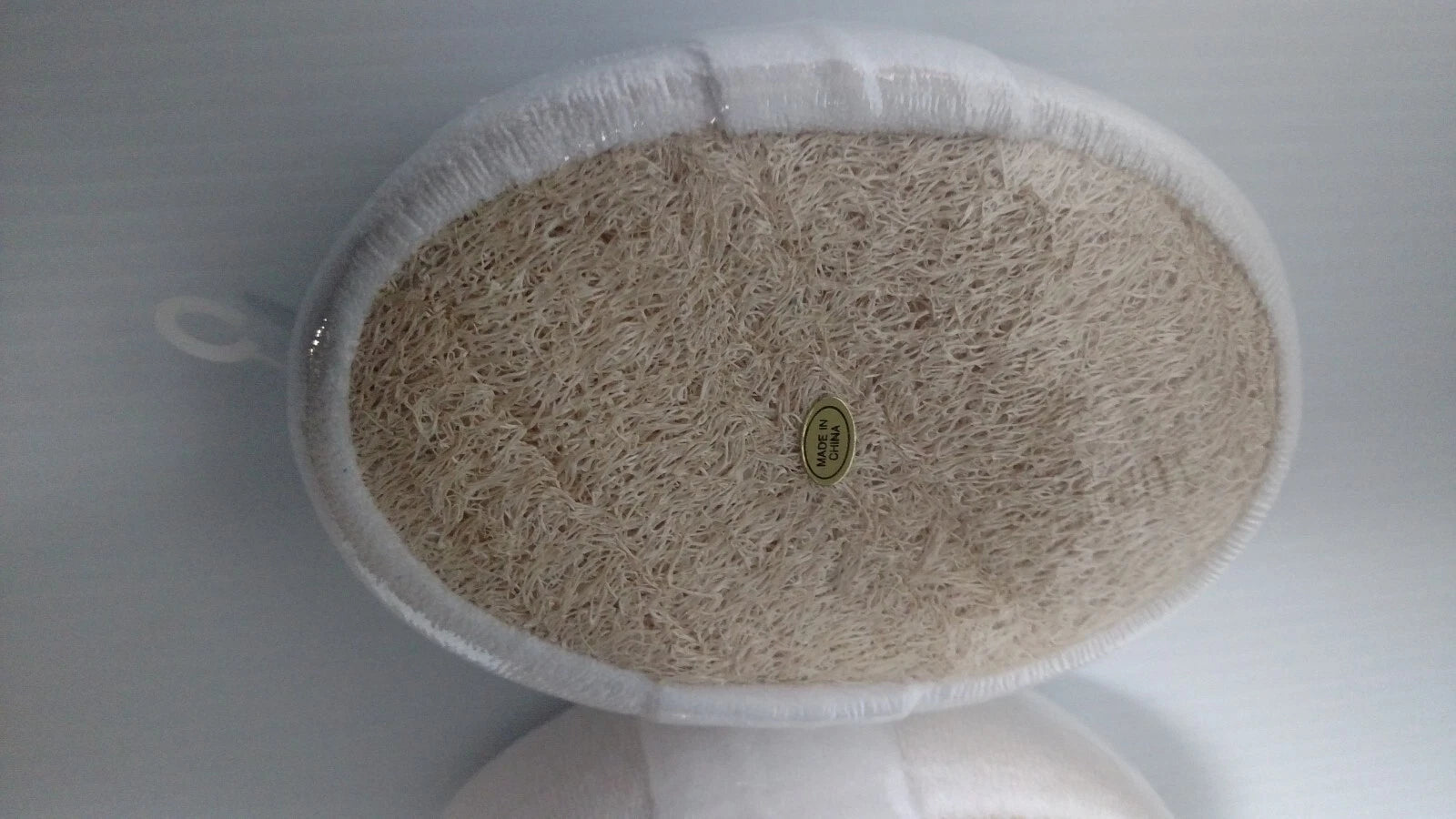 (4) Natural Loofah  Pad Body Sponges Skin  Scrubbers with BROWN SPOTS other USES