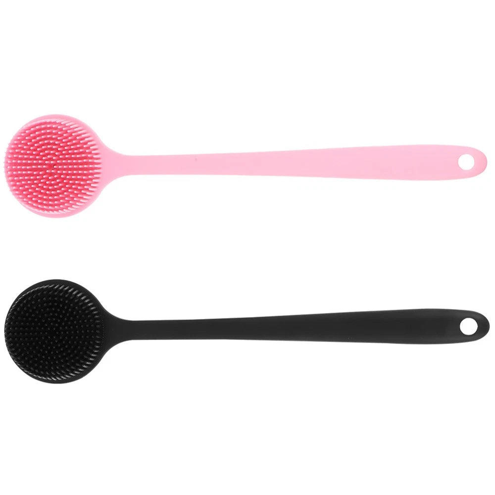 2 Pcs Bath Brush Back Scrubber for Shower Exfoliating Body Cleaning