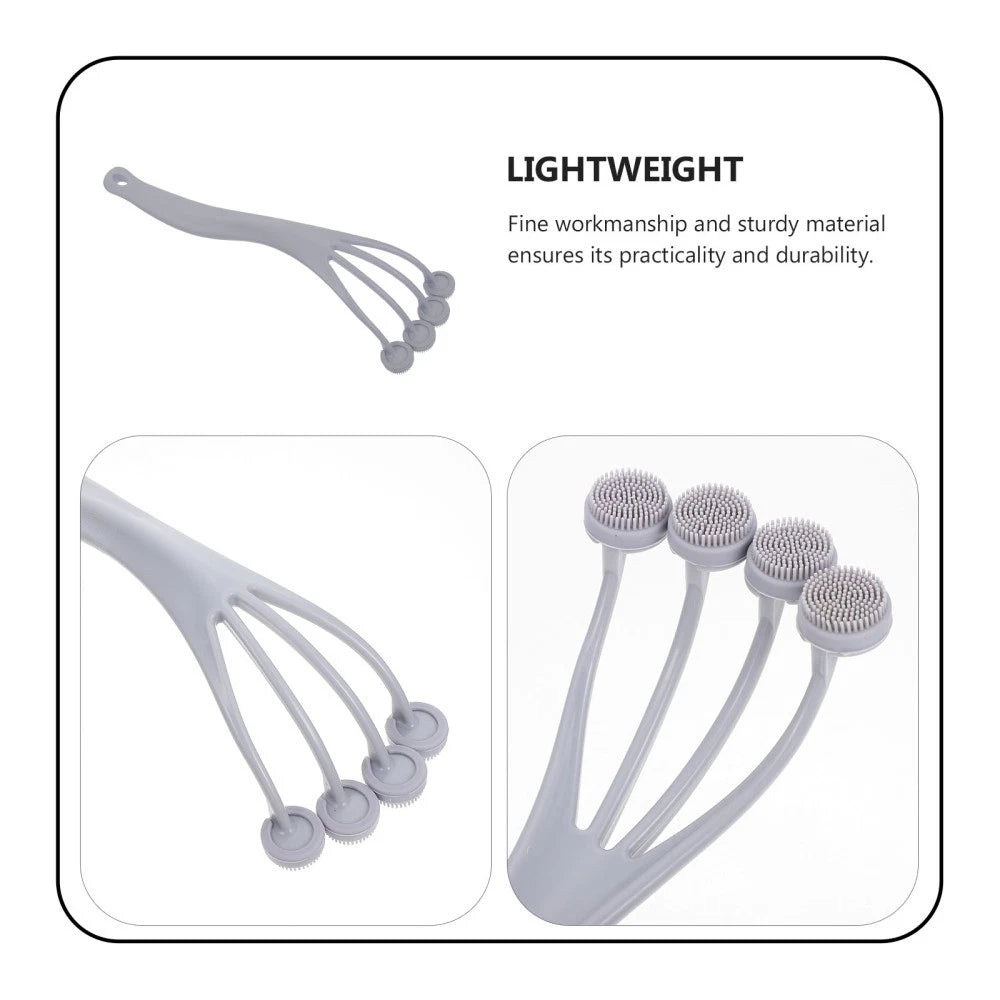 2 Pieces Exfoliating Bath Brush Back Scrubber for Shower Brushes