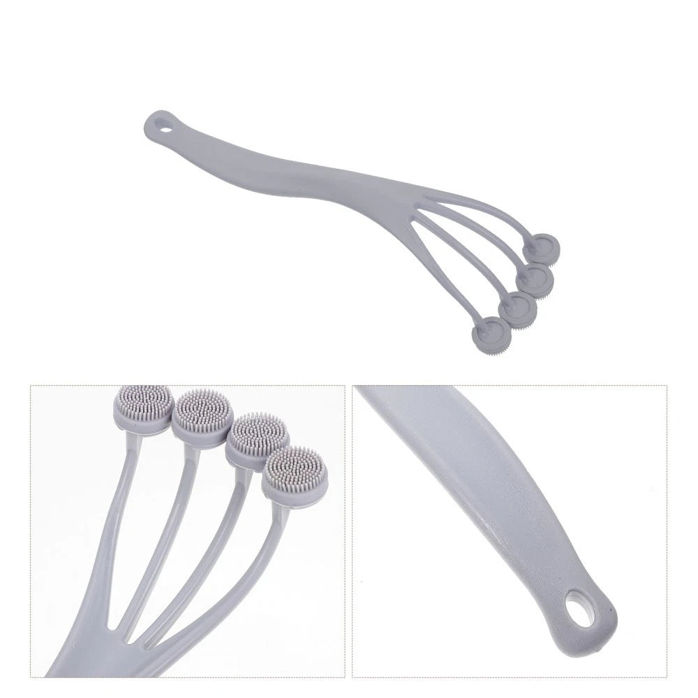 2 Pieces Exfoliating Bath Brush Back Scrubber for Shower Brushes