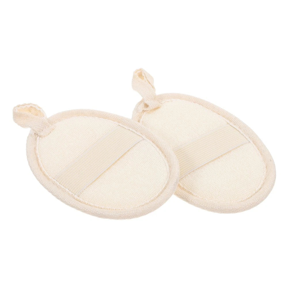 2 Pcs Loofah Bathing Scrub Exfoliating Brush Back Cleaning Scrubber