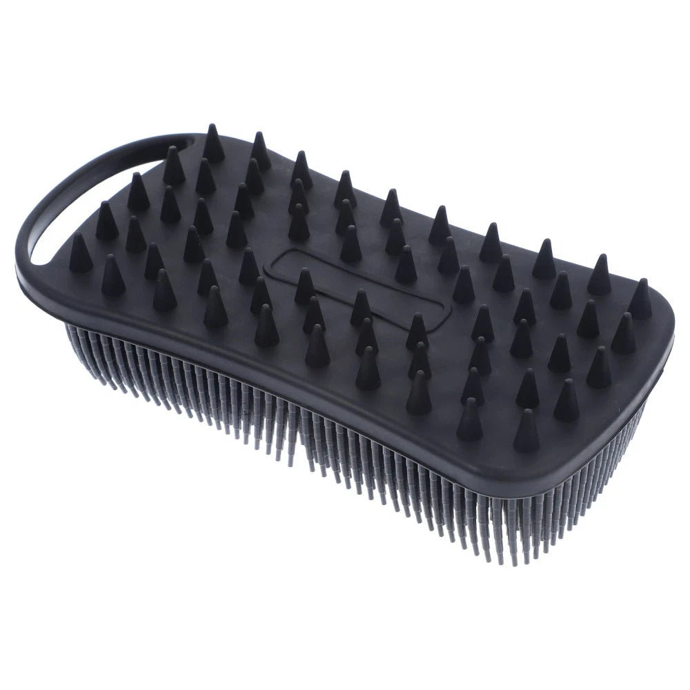 Bath Brush Man Travel Shower for Cleaning Soft Silicone Body Scrubber