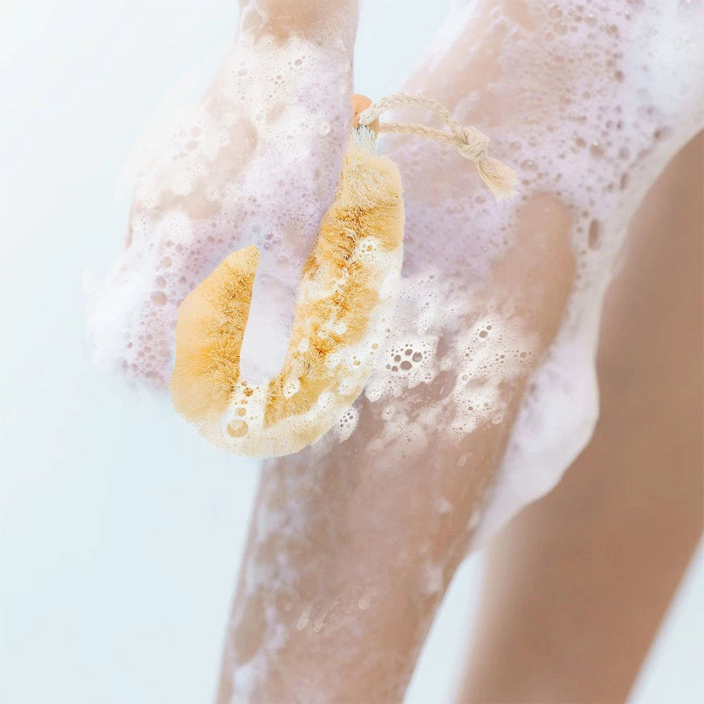 2 Pcs Silk Bath Brush Miss Man Shower Scrubber Body Scrubbers for