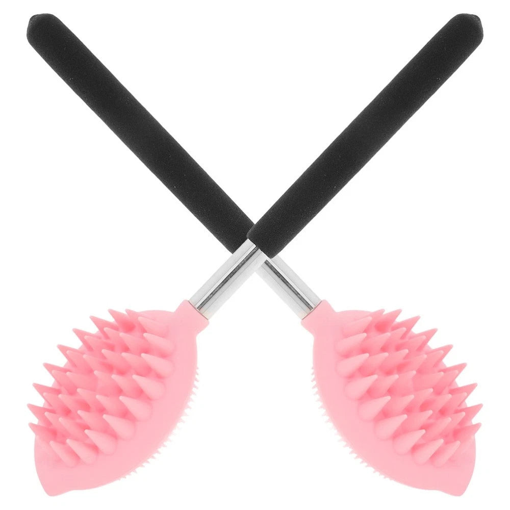 2 Pcs Bath Brush Child Body Bathing Tool Back Scrubber for Shower