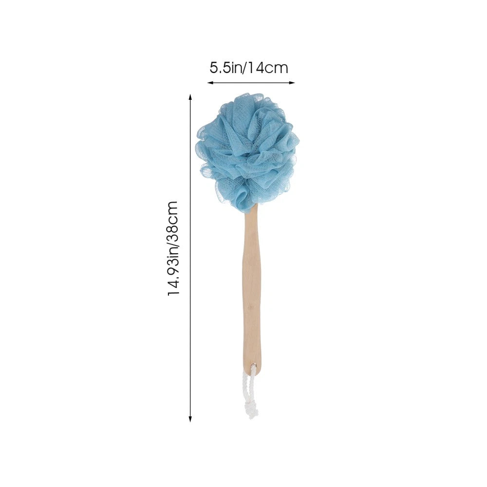 2 Pcs Bathbrush Long Handle Brushes Back Scrubber