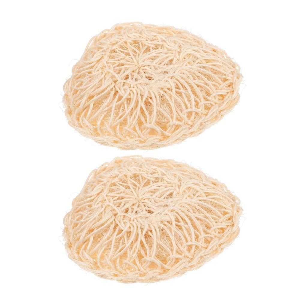 2 Pcs Sisal Bath Brush Man Mother Body Scruber Bathing Balls Scrubber