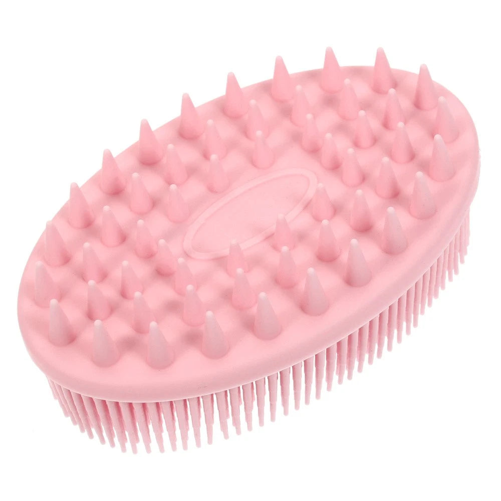 2 Pack Silicone Bath Brush Child Scrubber for Body Scrubbers