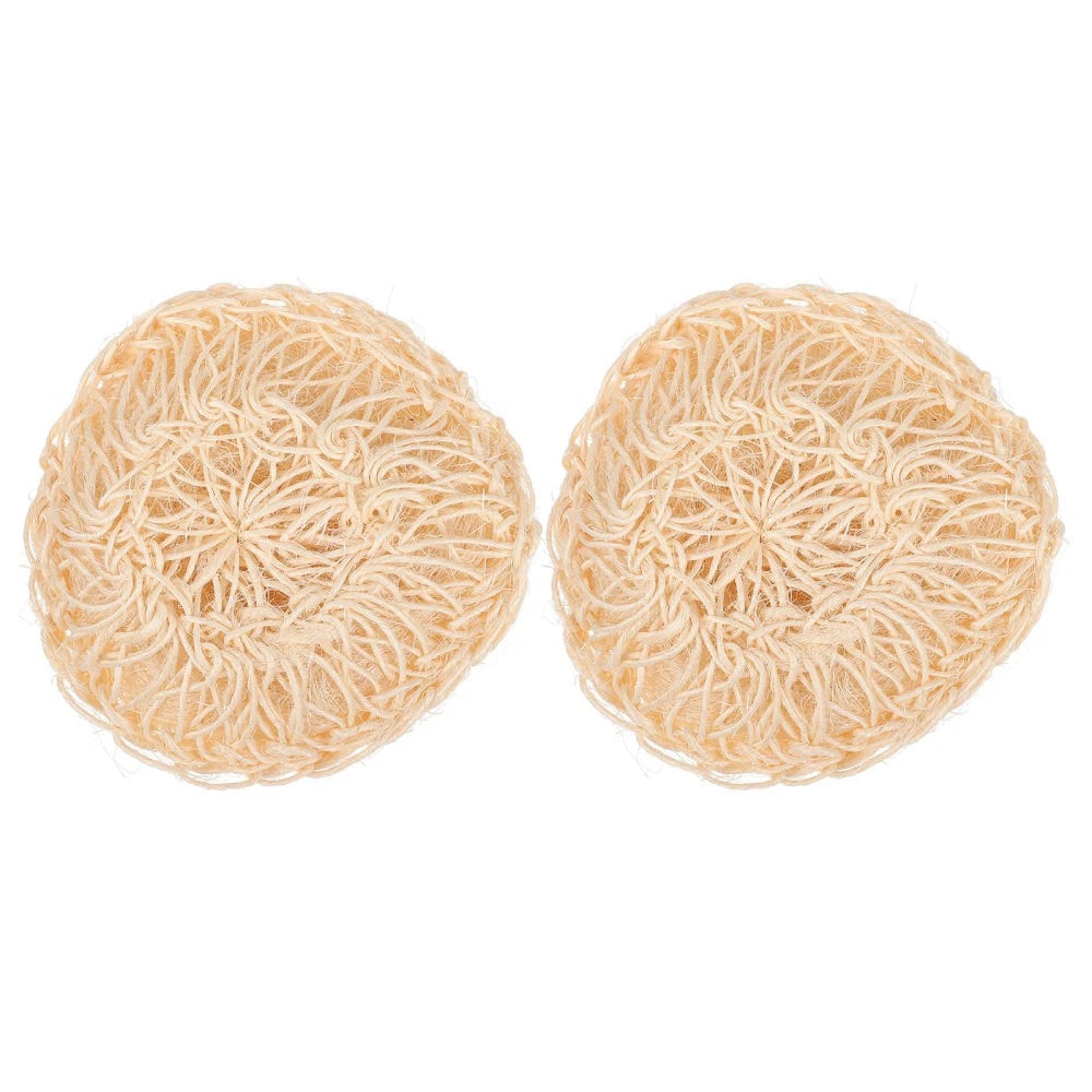 2 Pcs Sisal Bath Brush Man Mother Body Scruber Bathing Balls Scrubber