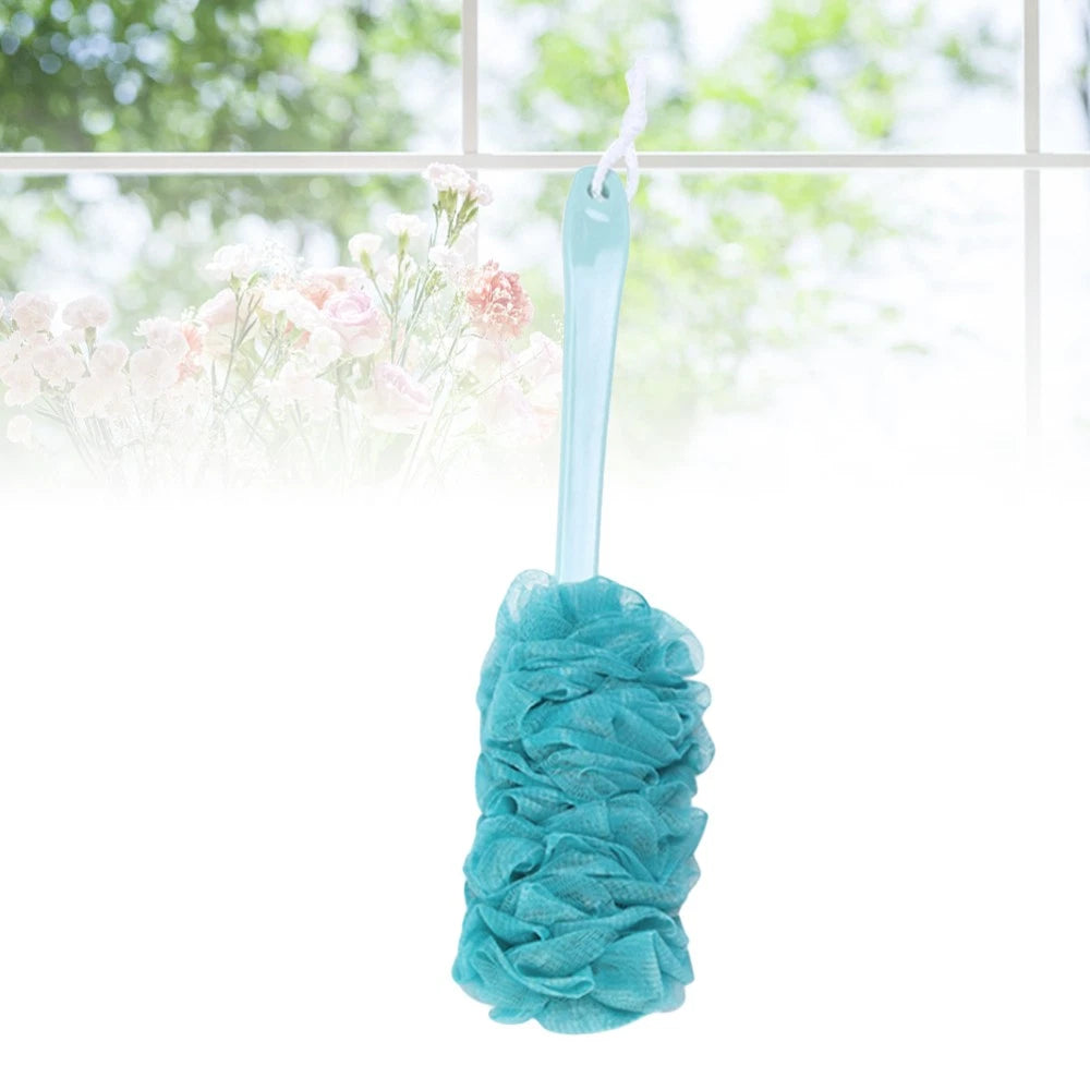 2 Pieces Bath Brush Man Bathing with Long Handle Back for Shower Men