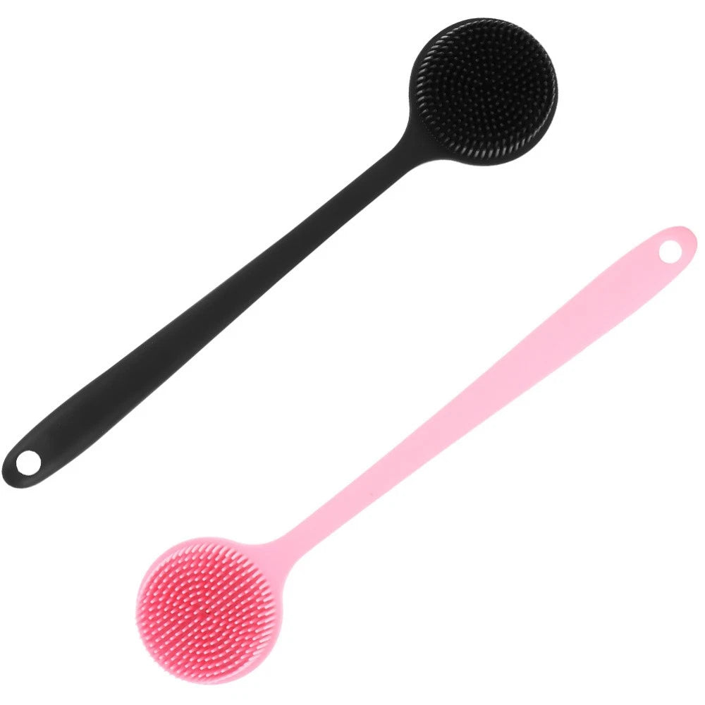 2 Pcs Bath Brush Back Scrubber for Shower Exfoliating Body Cleaning