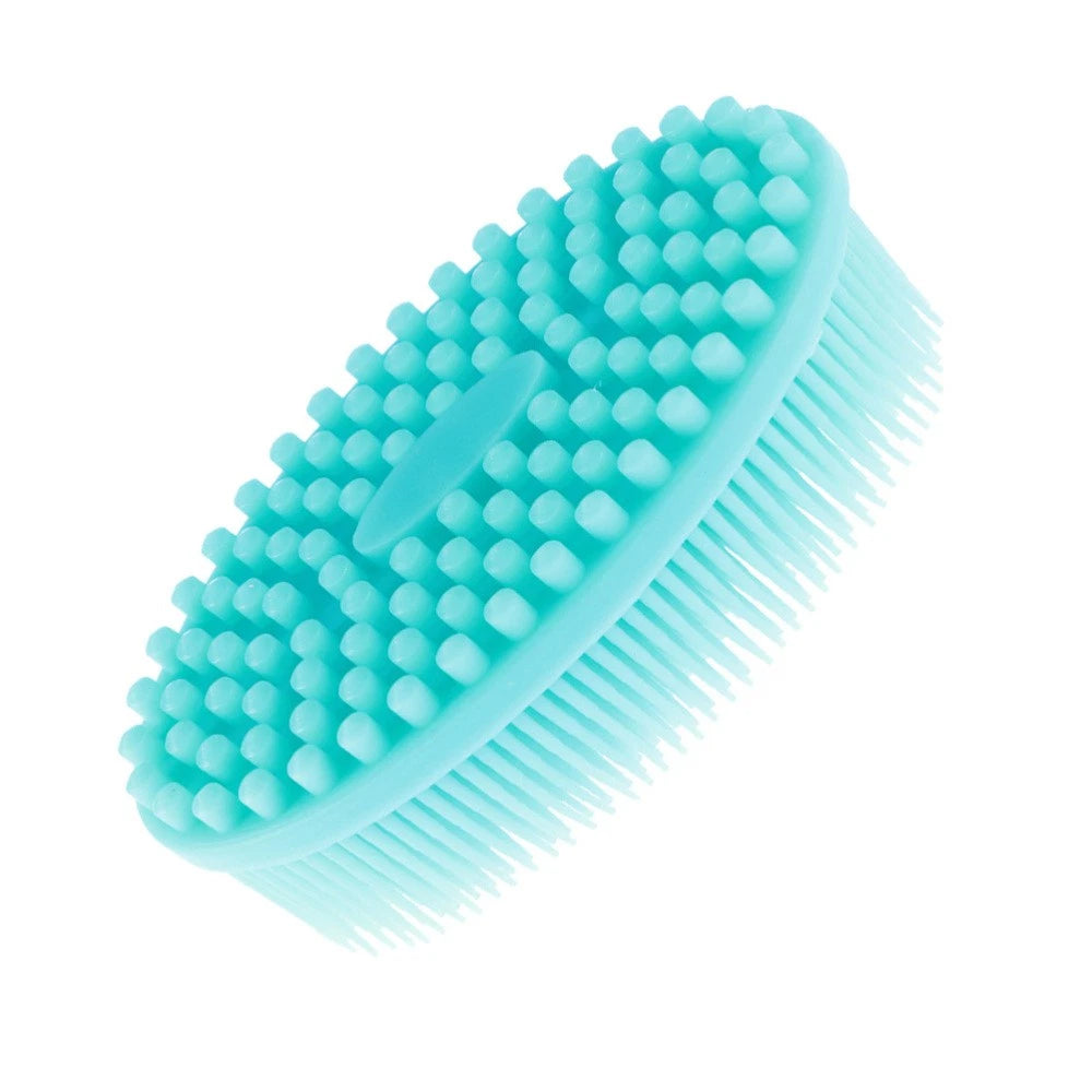 3 Count Bath Brush Body Exfoliator Scrubber Silicone Baby Shower Skin