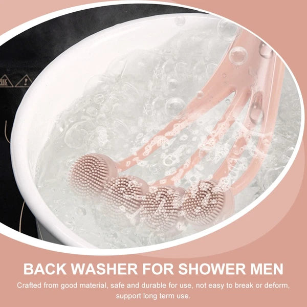 Bath Brush Body Shower Women's Man Exfoliating Back Scrubber for