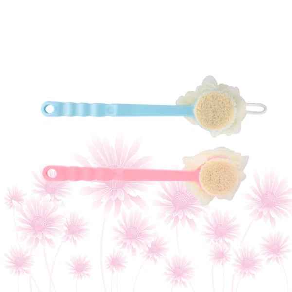 2 Pcs Back Rub Bath Brush for Shower Scrubber Bathing Accessories
