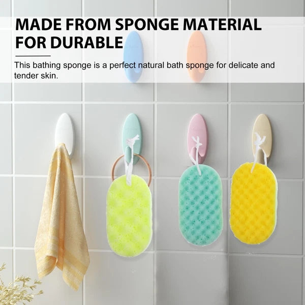 3 Pcs Massage Sponges Bath Child Man Scrubbing Scrubber Bathroom for Body