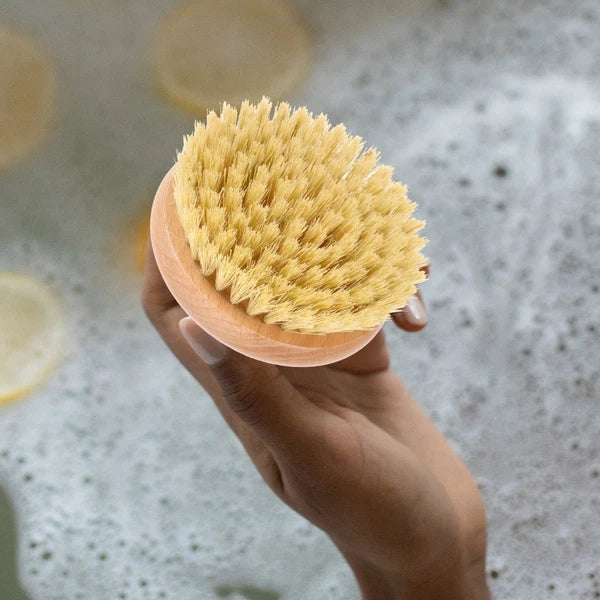 Bath Brush Shower Scrubber for Body Bathing Back Portable Handle