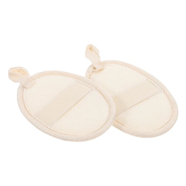 2 Pcs Loofah Bathing Scrub Exfoliating Brush Back Cleaning Scrubber