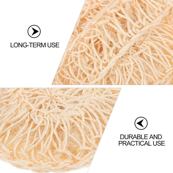 2 Pcs Sisal Bath Brush All Bathroom Accessories Body Wash Scrubber Man for