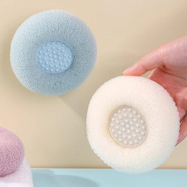 3 Pcs Bath Brush Scrubber for Body Shower Exfoliator Miss Cup