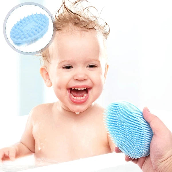 2 Pack Silicone Bath Brush Body Brushes for Shower Scrubber Baby