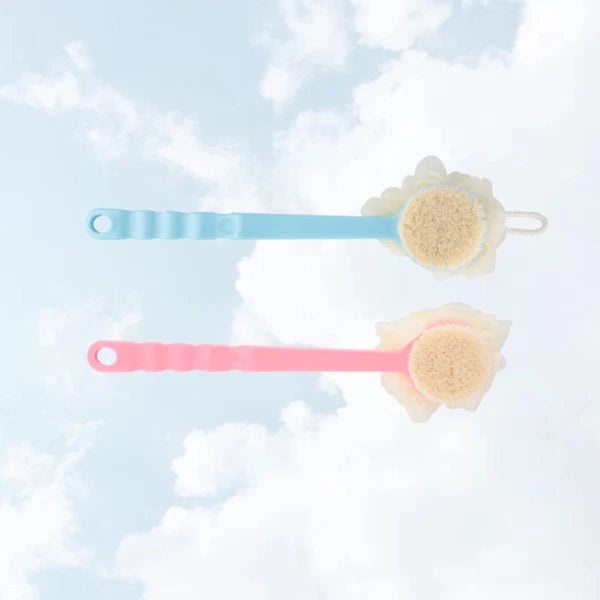 2 Pcs Back Rub Bath Brush for Shower Scrubber Bathing Accessories