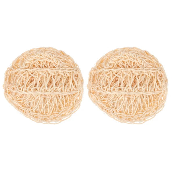 2 Pcs Sisal Bath Brush Mother Man Shower Products Body Scruber Scrubber for