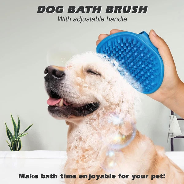 2PCS Dog Grooming Tools - Double-Sided Bath Brush for Shedding and Bathing NEW