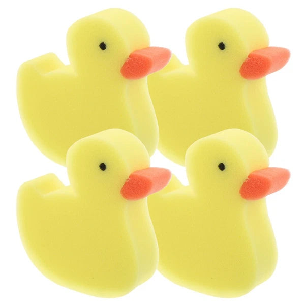 4 Pcs Little Bath Brush Toddler Baby Sponges for Bathing