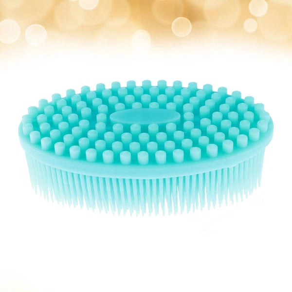 3 Count Bath Brush Body Exfoliator Scrubber Silicone Baby Shower Skin