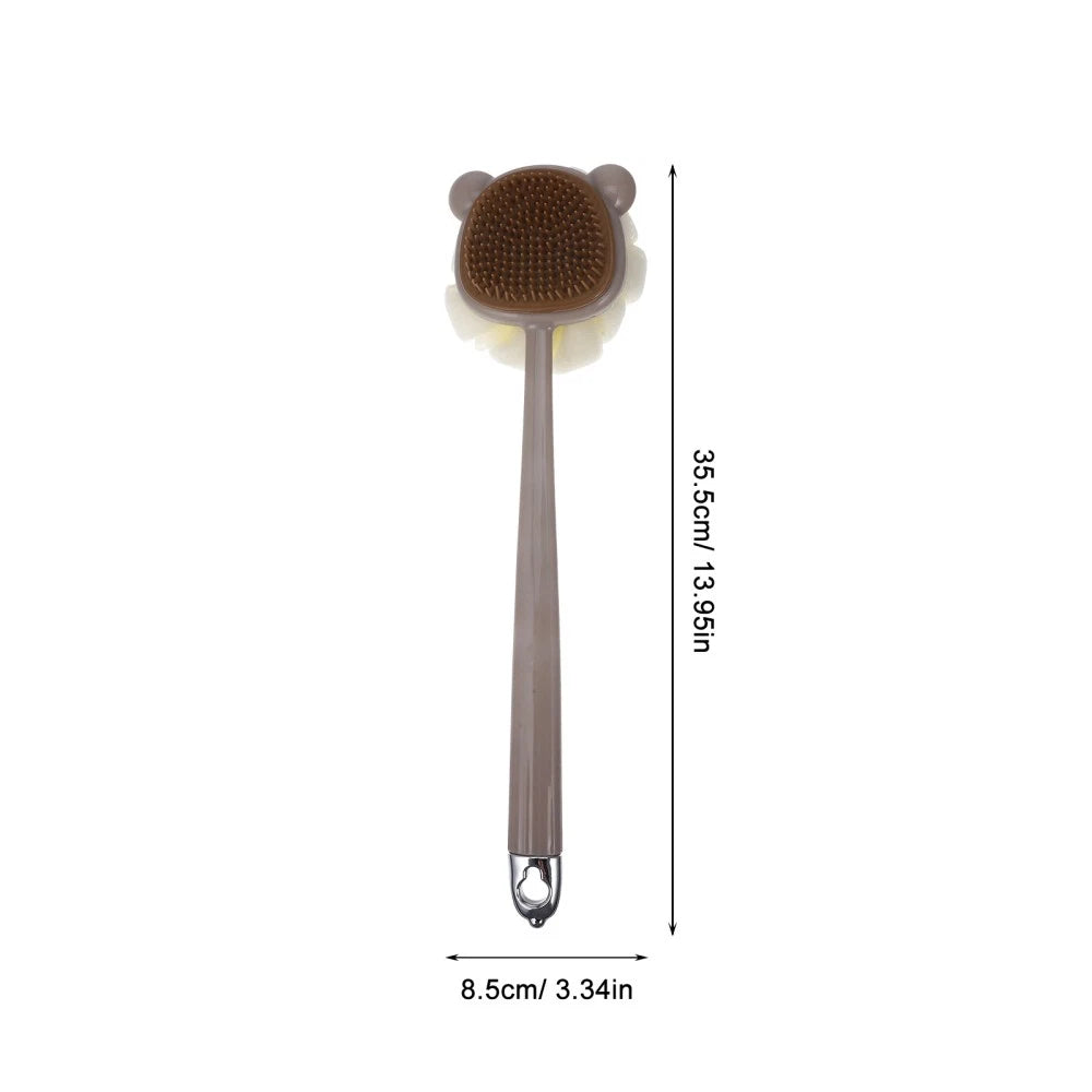 Shower Brush, Bath Body Cleansing, Skin Exfoliation Scrub Long Handle Scrubbing