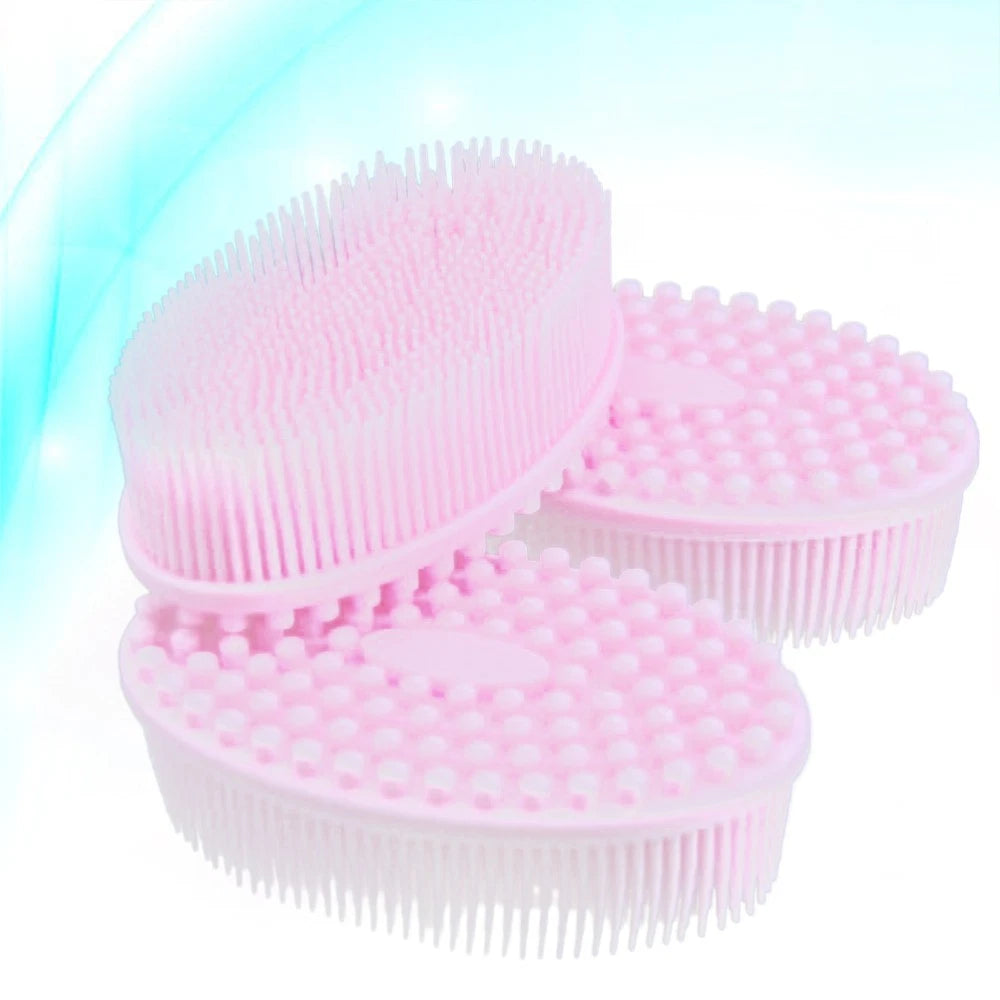 Bath Brush Exfoliating Scrub Body Scrubber Exfoliator Man Skin Silicone Shower