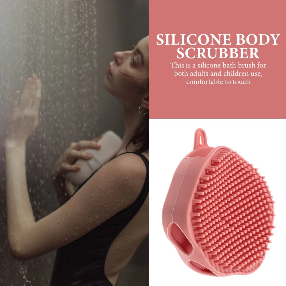 Bath Brush Body Scrubber Exfoliator Exfoliating Newborn Travel Silicone Shower