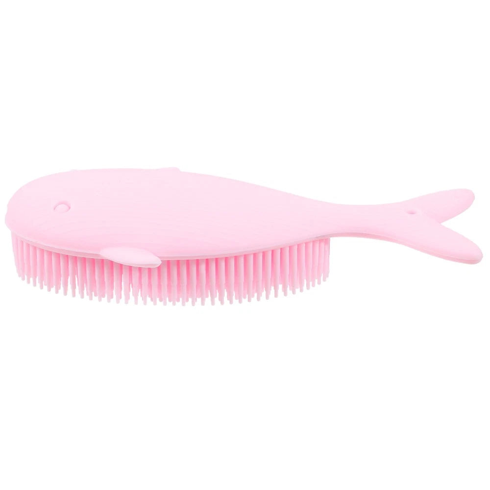 Baby Shower Brush Whale Shaped Bath Cleaning Tool newborn bath brush