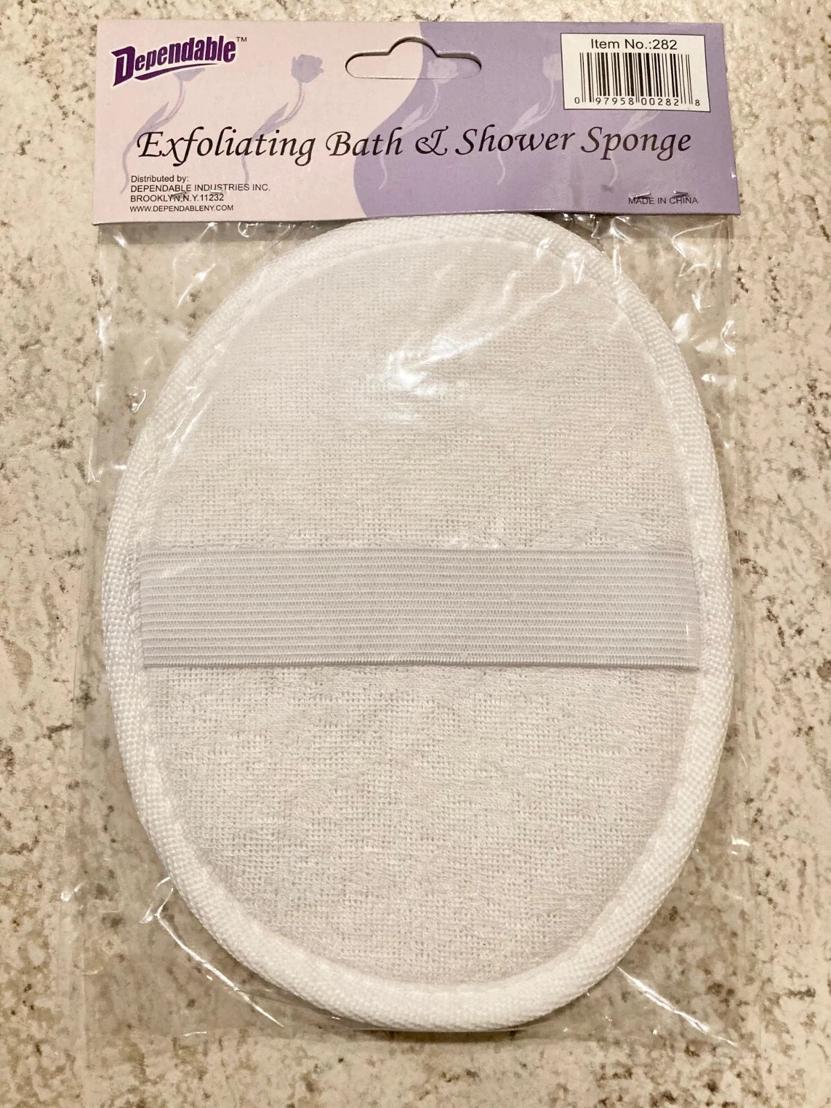 3 Pack - Bath and Shower Exfoliating Body Scrub Sponge / Terry Gauze Pads, New