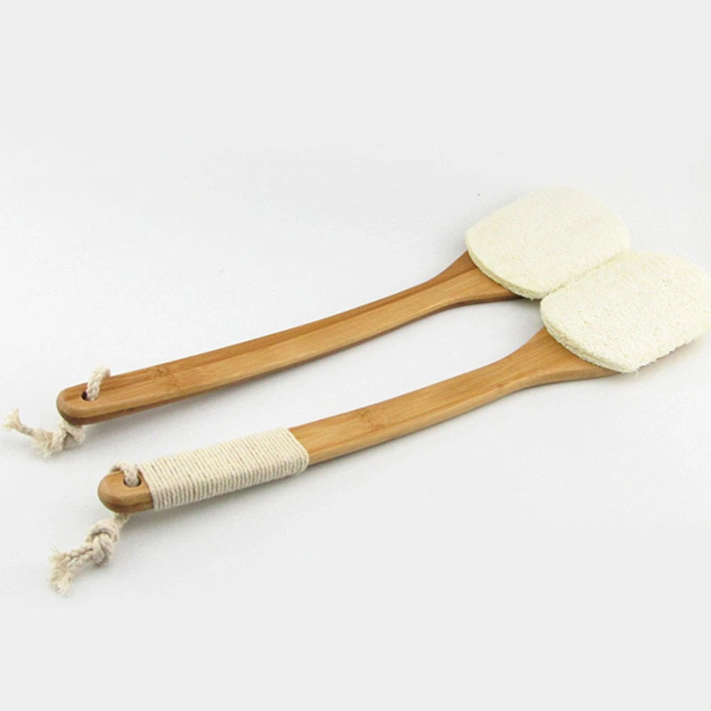 Loofah Bath Brush Shower Exfoliating Bathtub Scrubber Man Practical Long Handle