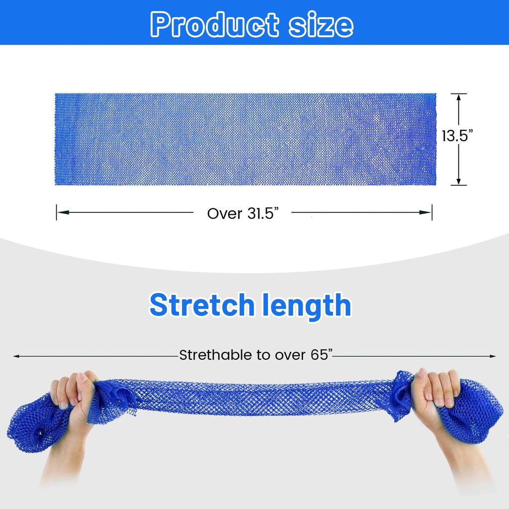 Exfoliating Body Scrubber for Bath & Shower Gentle Deep Clean Blue