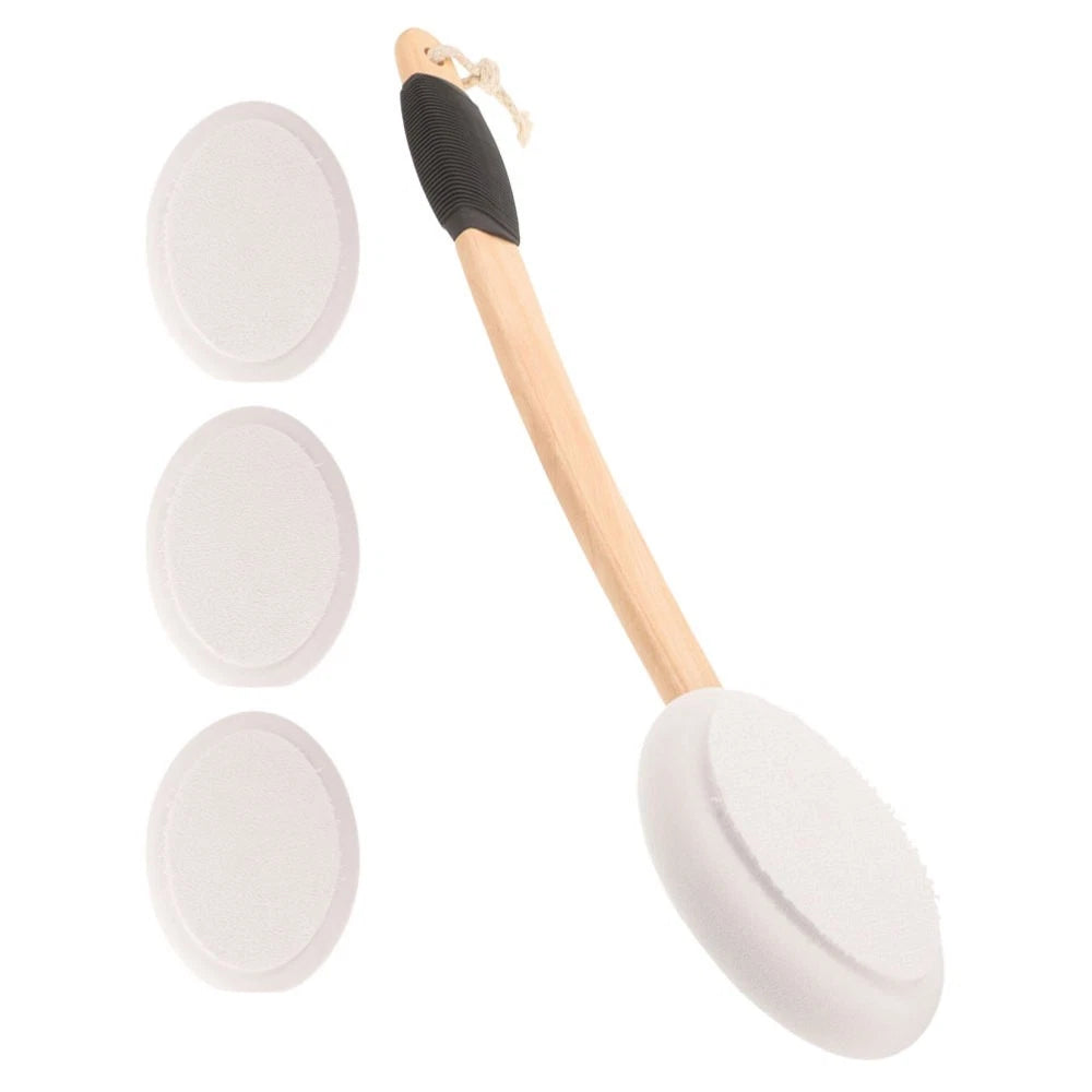 Anti- Bath Brush Set Body Lotion Applicator for Back Baby Cream