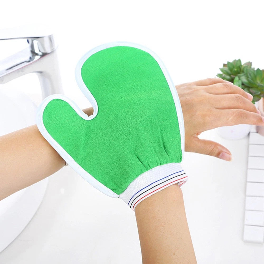 5 Pcs Bath Gloves Men and Women Mitts for Shower Body Scrub Brush