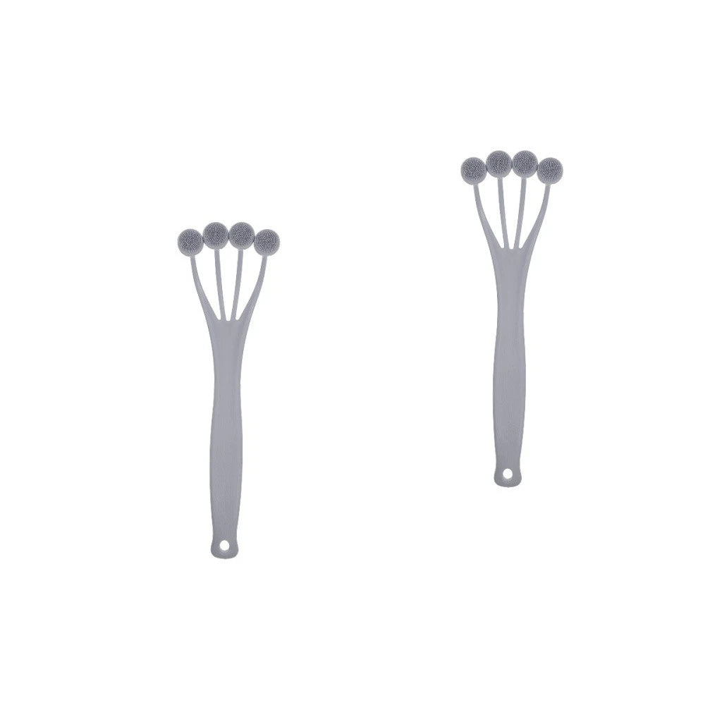 2 Pieces Exfoliating Bath Brush Back Scrubber for Shower Brushes