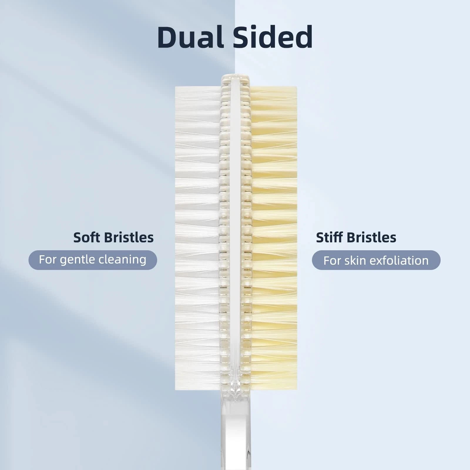 Long Handle Back Scubber Bath Body Shower Brush Exfoliating Skin Scrubber