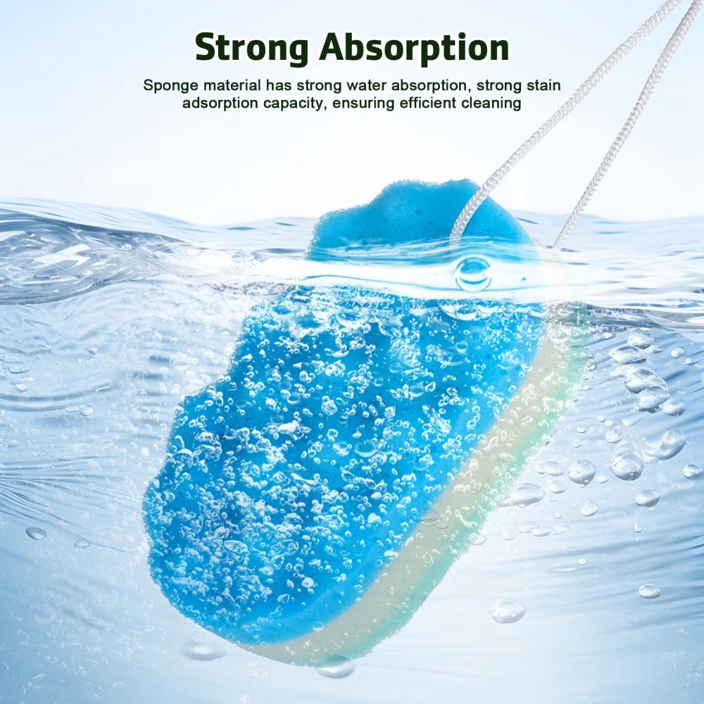 4 Pcs Bath Sponge Baby Loofahs for Shower Men Exfoliating Scrubber