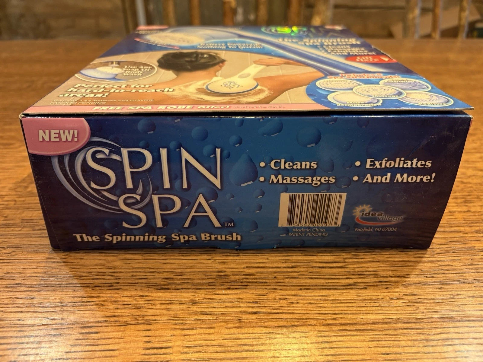 Spin Spa Spinning Spa Body Brush w/5 Attachments -As Seen on TV -NEW  in Box
