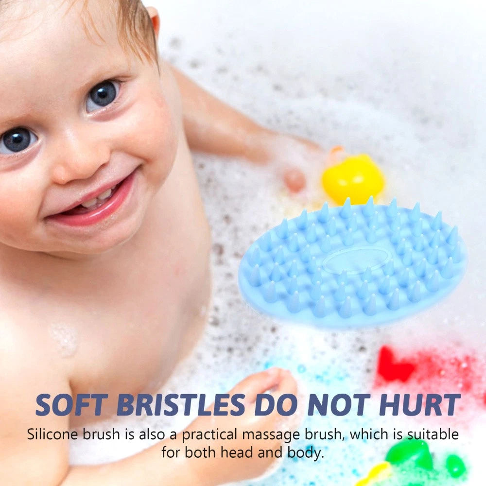 2 Pack Silicone Bath Brush Body Brushes for Shower Scrubber Baby
