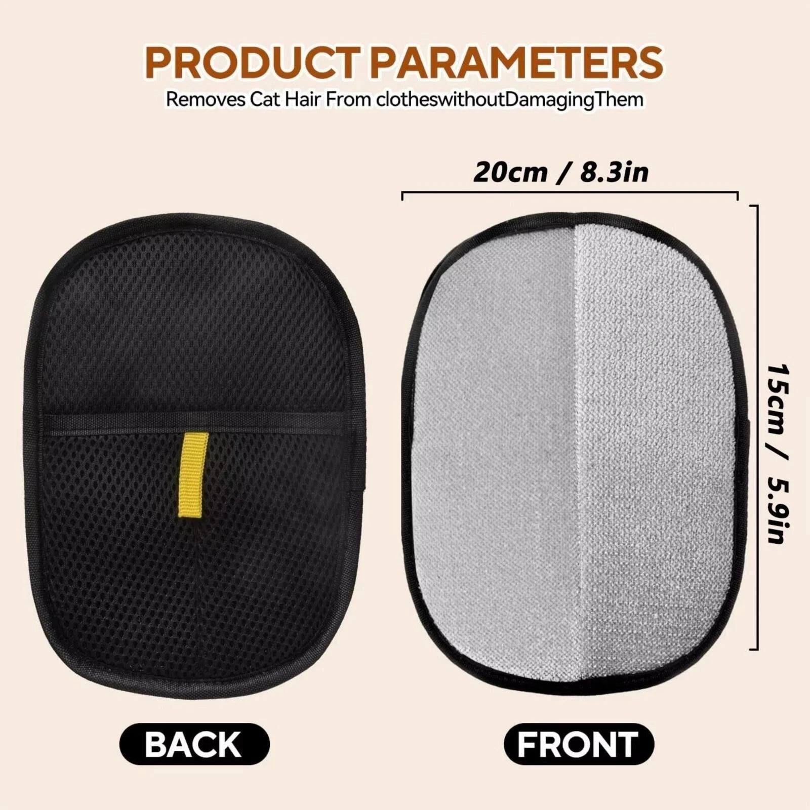 Touch Cleaning Brush Magic Gloves, Pet Dog Cat Massage Hair Removal Bathing Comb