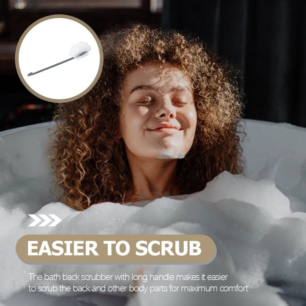 Bath Ball Brush Body Shower Scrubber Exfoliating for Child Back Double-sided