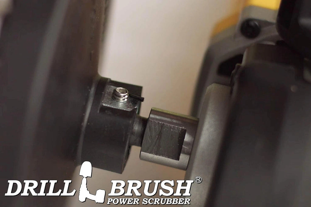 Bathroom Accessories - Cleaning Supplies - Boat Brush - Deck Scrub Yellow