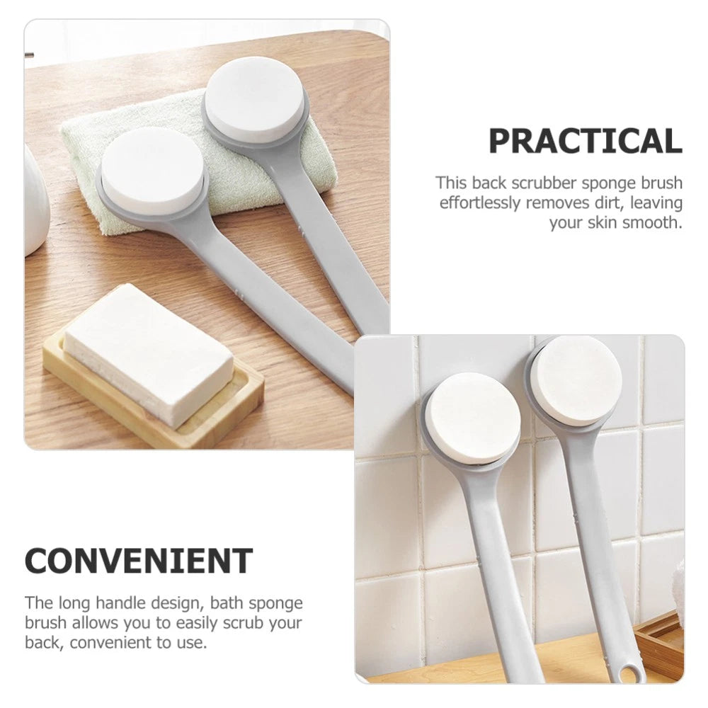Scrub Brush Elder Multi-functional Exfoliating Bath Shower Back Scrubber for