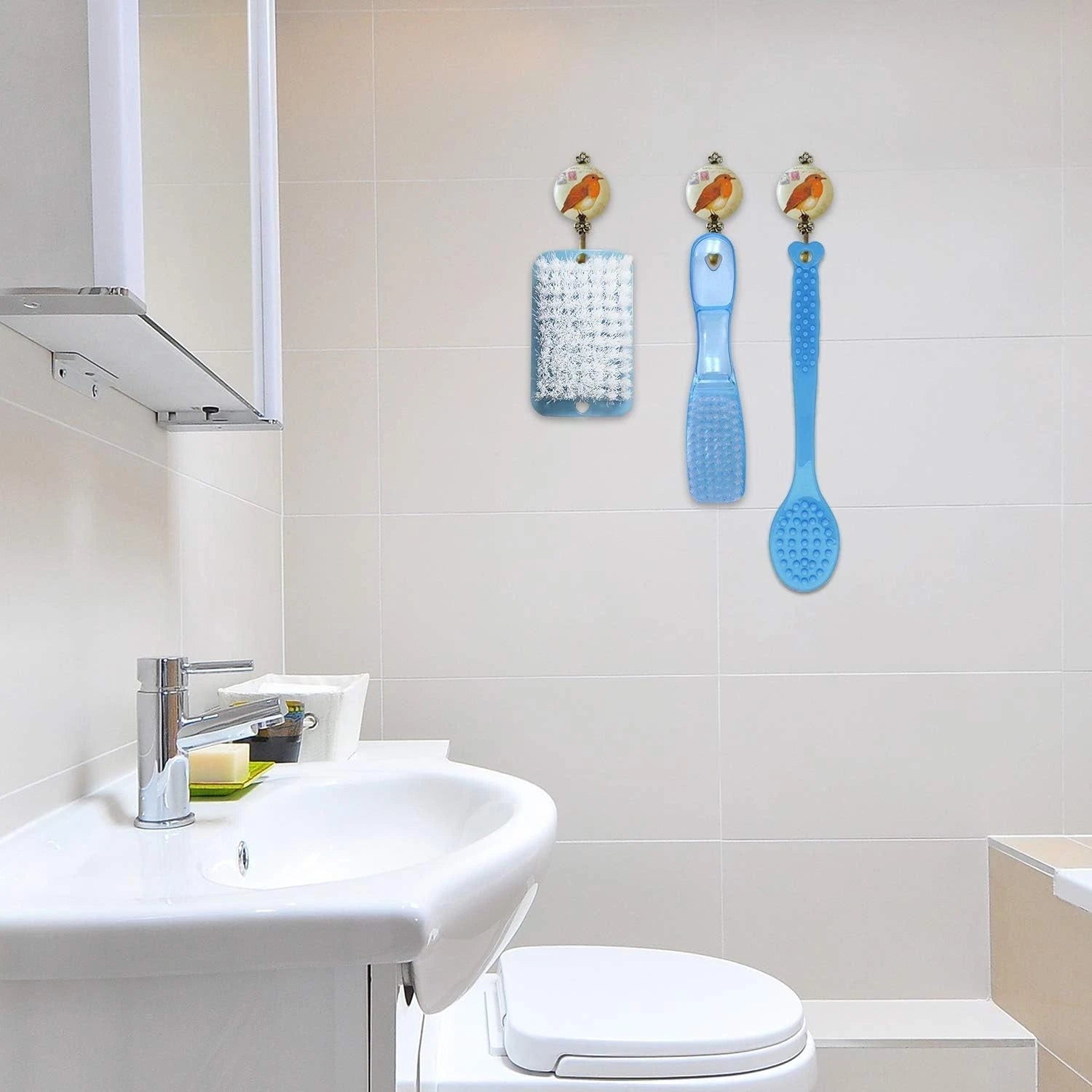 Bath Brush with Long Handle,Back Cleaning Brush,Back Scrubber -Bath & Shower UK